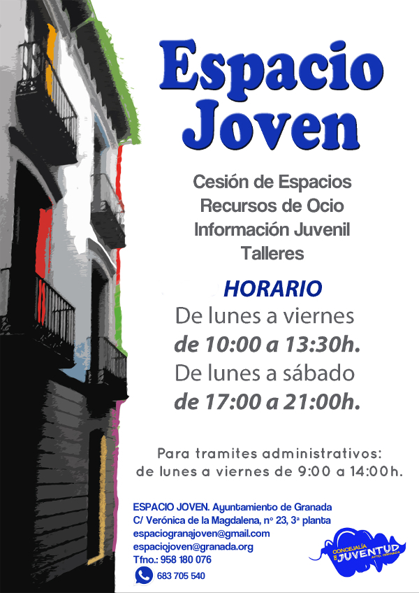 ©Ayto.Granada: Enredate: Horario Espacio Joven 